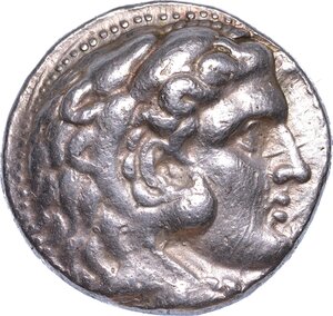 obverse: REGNO DI SIRIA. SELEUCO I NICATOR, 312-281 a.C. Tetradracma, anni 300-295 a.C. Seleucia.