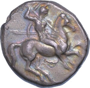 obverse: CALABRIA - TARANTO. Nomos, 315-302 a.C.