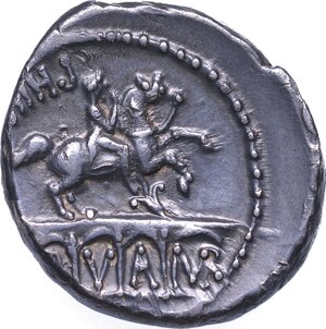 reverse: MARCIA. L. Marcius Philippus, anno 57 a.C. Denario.