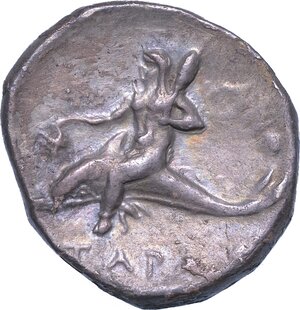 reverse: CALABRIA - TARANTO. Nomos, 280-272 a.C.