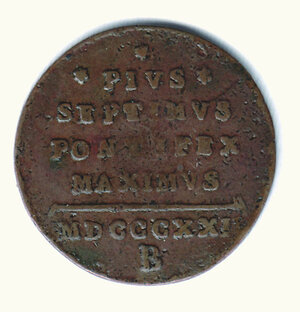 reverse: BOLOGNA - Pio VII (1800-1823) - Quattrino 1822.