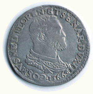 obverse: FIRENZE - Cosimo I (1536-1574) - Testone 1566 III serie - MIR 150/2.