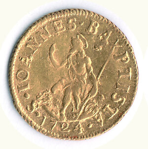 obverse: FIRENZE - Gian Gastone (1723-1737) - Zecchino 1724.