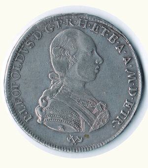 obverse: FIRENZE - Pietro Leopoldo (1765-1790) - Francescone 1787