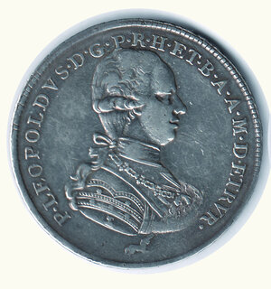 obverse: FIRENZE - Pietro Leopoldo (1765-1790) - Francescone 1790