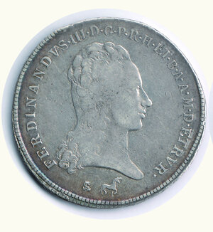 obverse: FIRENZE - Ferdinando III - Francescone  1796.