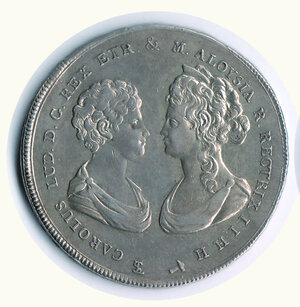 obverse: FIRENZE - Carlo Ludovico - Reggenza - Dena 1806 (busti affrontati).