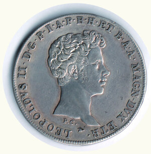 obverse: FIRENZE - Leopoldo II (1824-1859) - ½ Francescone delle bandiere 1827.