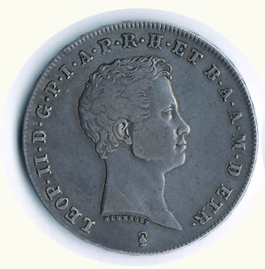 obverse: FIRENZE - Leopoldo II  - ½ Francescone 1834.