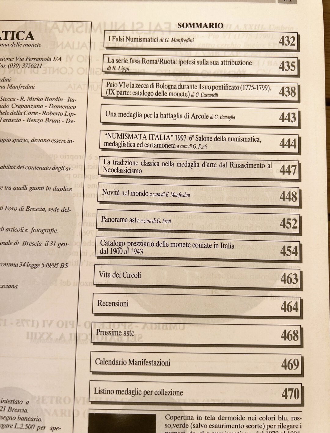 Rovescio moneta