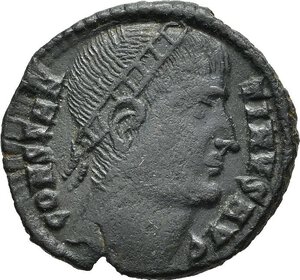 obverse: COSTANTINO I (307-337). Cizico. Nummus. 329. AE (2,47 g). D/ CONSTANTINVS AVG, testa laureata a destra; R/ PROVIDENTIAE AVGG, porta d accampamento, sopra una stella; in esergo SMKΓ 