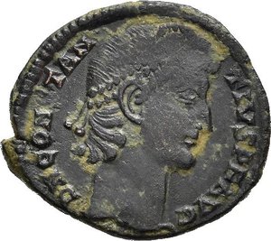 obverse: COSTANZO II (337-361). Antiochia. AE3. 347-348. AE (1,23 g). D/ D N CONSTANTIVS P F AVG, busto diademato  a destra; R/ VOT XX MVLT XXX su quattro linee in corona d alloro; in esergo SMANAI. RIC VIII 113. BB  nr.reg.593/24