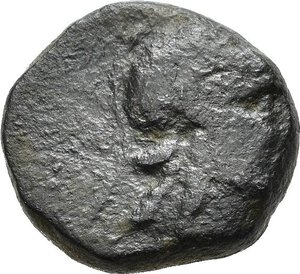 obverse: PERGAMO. FILETERO (282-263 a.C.). Bronzo. AE (3,50 g). D/ testa elmata di Atena a destra; R/ ΦΙΛΕΤΑΙΡΟΥ serpente attorcigliato a destra. SNG Parigi 1658-1660. qBB nr.reg.593/24