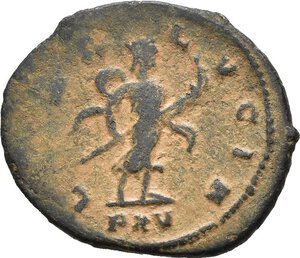 reverse: GALLIENO (253-268). Antiochia. Antoniniano. 267 circa. BI (2,64 g). D/ GALLIENVS AVG, busto radiato e corazzato a destra; R/ LVNA LVCIF, Luna incedente a destra, con crescente sulla testa e che regge una torcia trasversale; in esergo PXV. RIC V.I 609. qBB. nr.reg.593/24