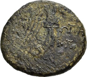 reverse: PAFLAGONIA. SINOPE. Periodo di Mitridate VI (85-65 a.C.). Bronzo. AE (6,14 g). D/ Egida; R/ Vittoria incedente a destra, regge corona e ramo di palma, AMI-ΣOY. HGC 7, 419. BB. nr.reg.593/24