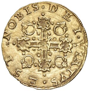 reverse: FIRENZE Alessandro de Medici (1532-1537) Scudo d oro - MIR 96 AU (g 3,38) R Esemplare di notevole qualità, di reperibilità veramente molto rara in conservazione analoga. SPL+