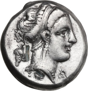 obverse: Central and Southern Campania, Neapolis. AR Nomos, 320-300 BC