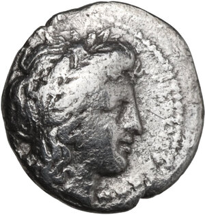 obverse: Central and Southern Campania, Neapolis. AR Triobol, 300-275 BC