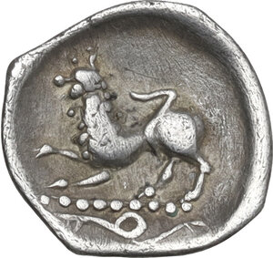 reverse: Central and Southern Campania, Phistelia. AR Obol, c. 325-275 BC