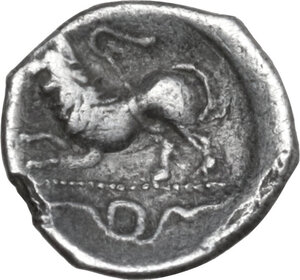 reverse: Central and Southern Campania, Phistelia. AR Obol, c. 325-275 BC