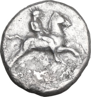 obverse: Southern Apulia, Tarentum. AR Nomos, 390-385 BC