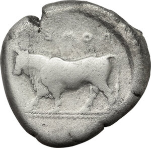 reverse: Northern Lucania, Poseidonia-Paestum. AR Nomos, c. 470-445 BC