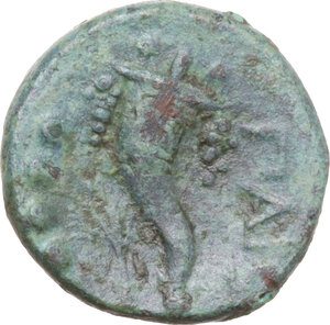 reverse: Lucania, Poseidonia-Paestum. AE Triens, 264-241 BC