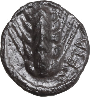 obverse: Southern Lucania, Metapontum. AR Triobol, 470-440 BC