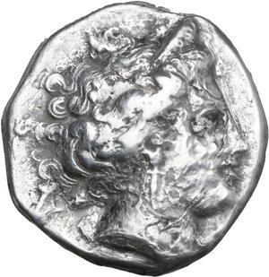 obverse: Southern Lucania, Metapontum. AR/AE Fourrée Stater, c. 340-330 BC