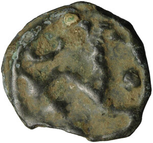 reverse: Northwest Gaul, Senones. Potin Unit, c. 100-50 BC