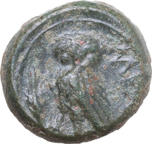 reverse: Southern Lucania, Metapontum. AE 15 mm, c. 225-200 BC