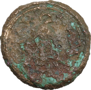 reverse: Inland Etruria, uncertain mint. AE Struck Uncia, 3rd century BC, uncertain mint