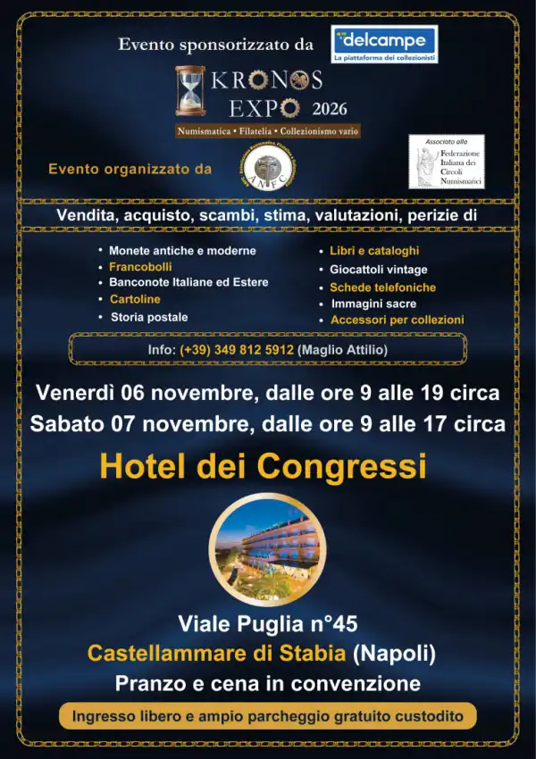 Locandina evento: Kronos Expo Novembre 2026