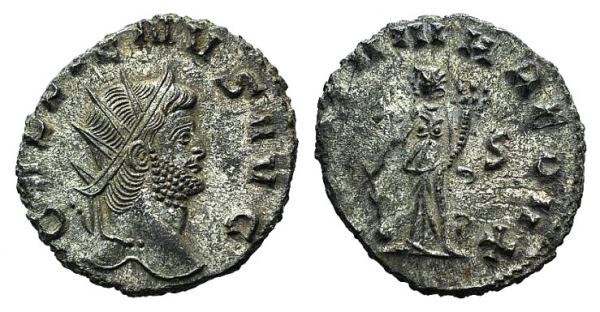 Gallienus (253-268). Antoninianus. Rome, 265-267. R/ FORTUNA foto 1