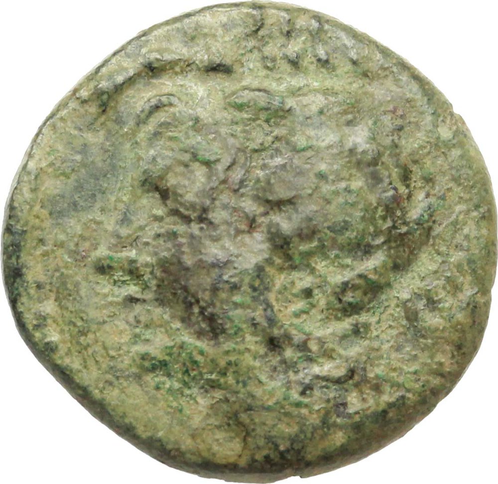 Italy. Bruttium, the Brettii. AE Trihemiobol, ca. 215-205 BC. foto 1