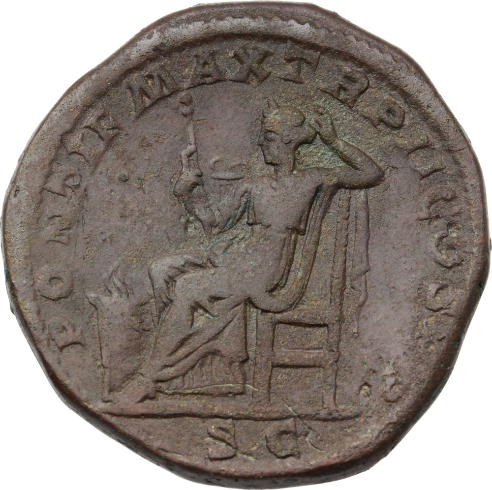 Severus Alexander (222-235). AE Sestertius, 223 A.D. Obv. IMP CAES M AVR SEV ALEXANDER AVG. Laureat foto 1