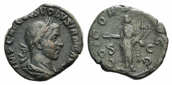 Volusian. 251-253 A.D. Æ Sestertius R/ CONCORDIA foto 1