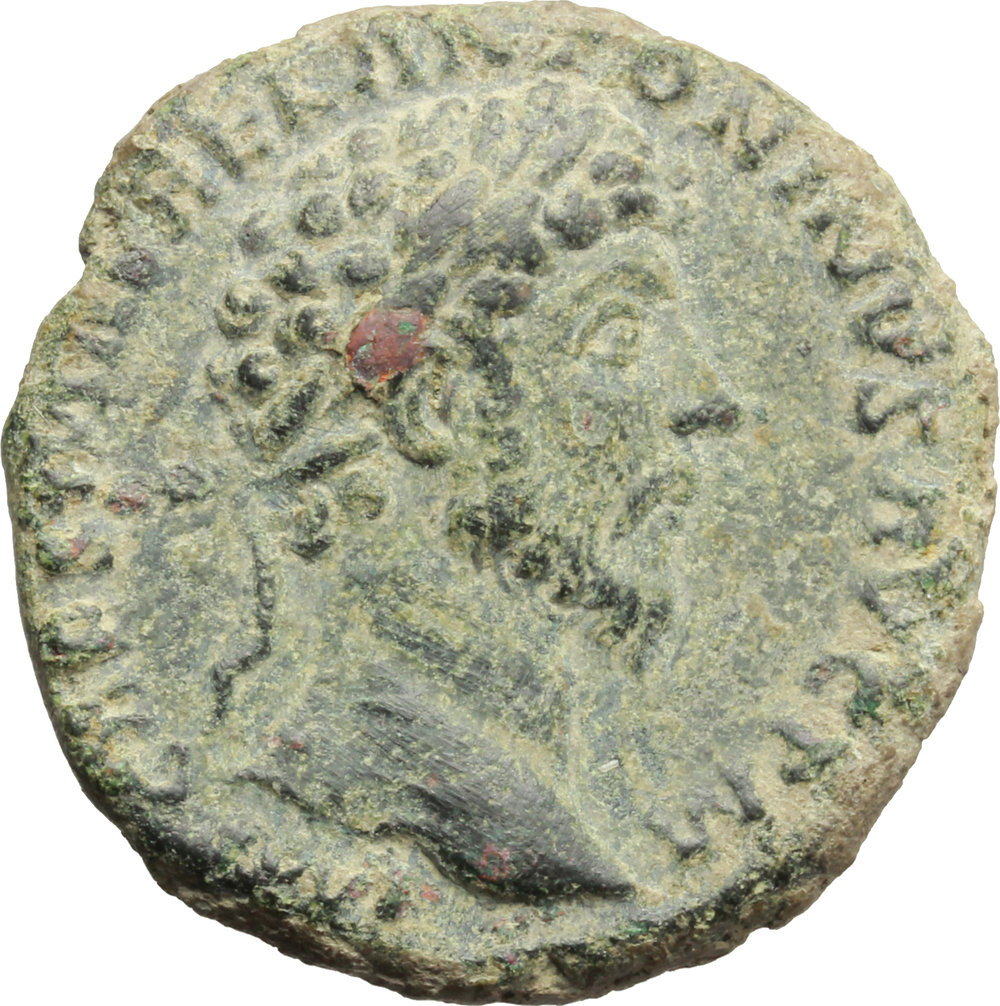 Marco Aurelio (161-180). Asse. foto 1