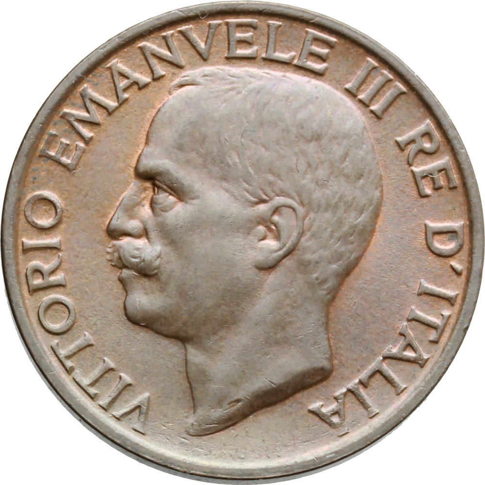 Vittorio Emanuele III (1900-1946) 10 centesimi 1926 foto 1
