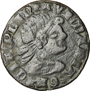 Francia. Ludovico il Pio (814-840). Gettone con ritratto di Ludovico il Pio (XV secolo). foto 1