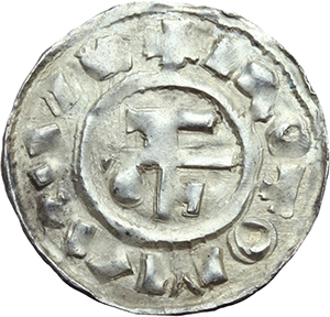 Francia. Riccardo I (943-996). Denaro, Rouen. foto 1