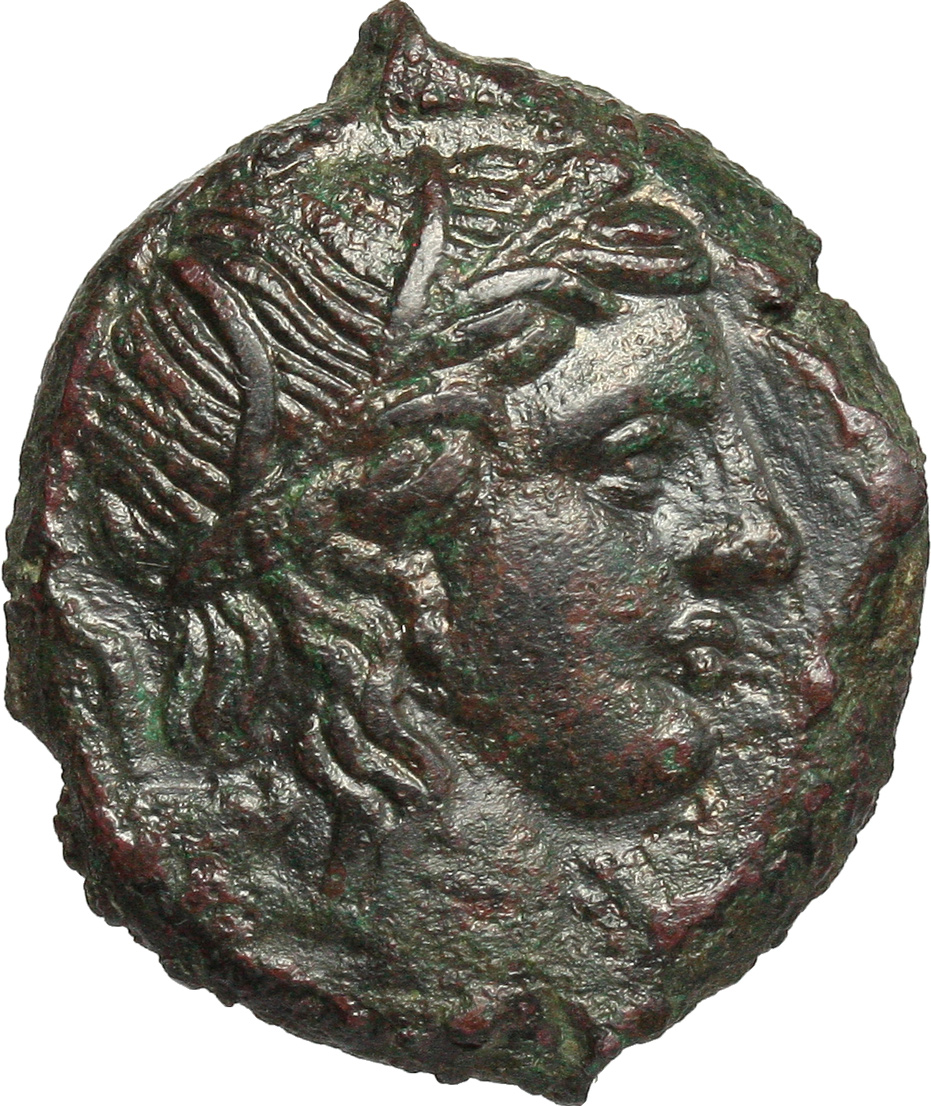Syracuse Quarta democrazia. AE 23 mm, ca. 289-287 a.C. foto 1
