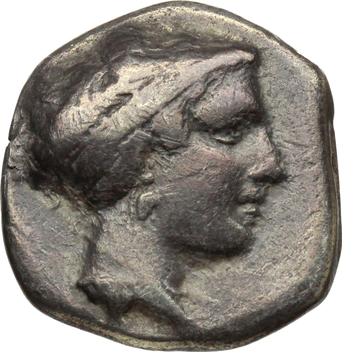Campania centrale e meridionale, Neapolis Didracma, ca. 395-385 a.C. foto 1