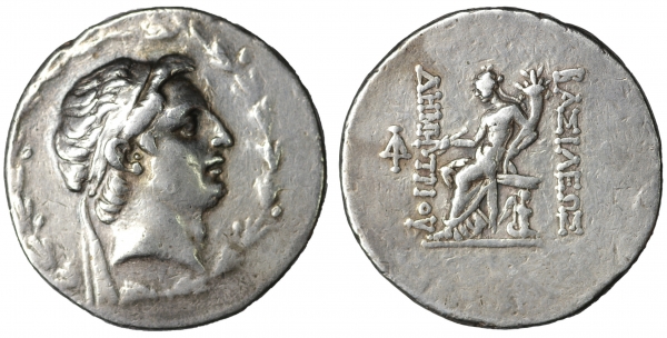 SELEUCID Demetrios I Soter Tetradrachm 162-150 BC foto 1
