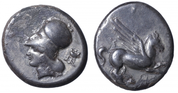 CORINTHIA, Corinth. Circa 400-375 BC. AR Stater. foto 1