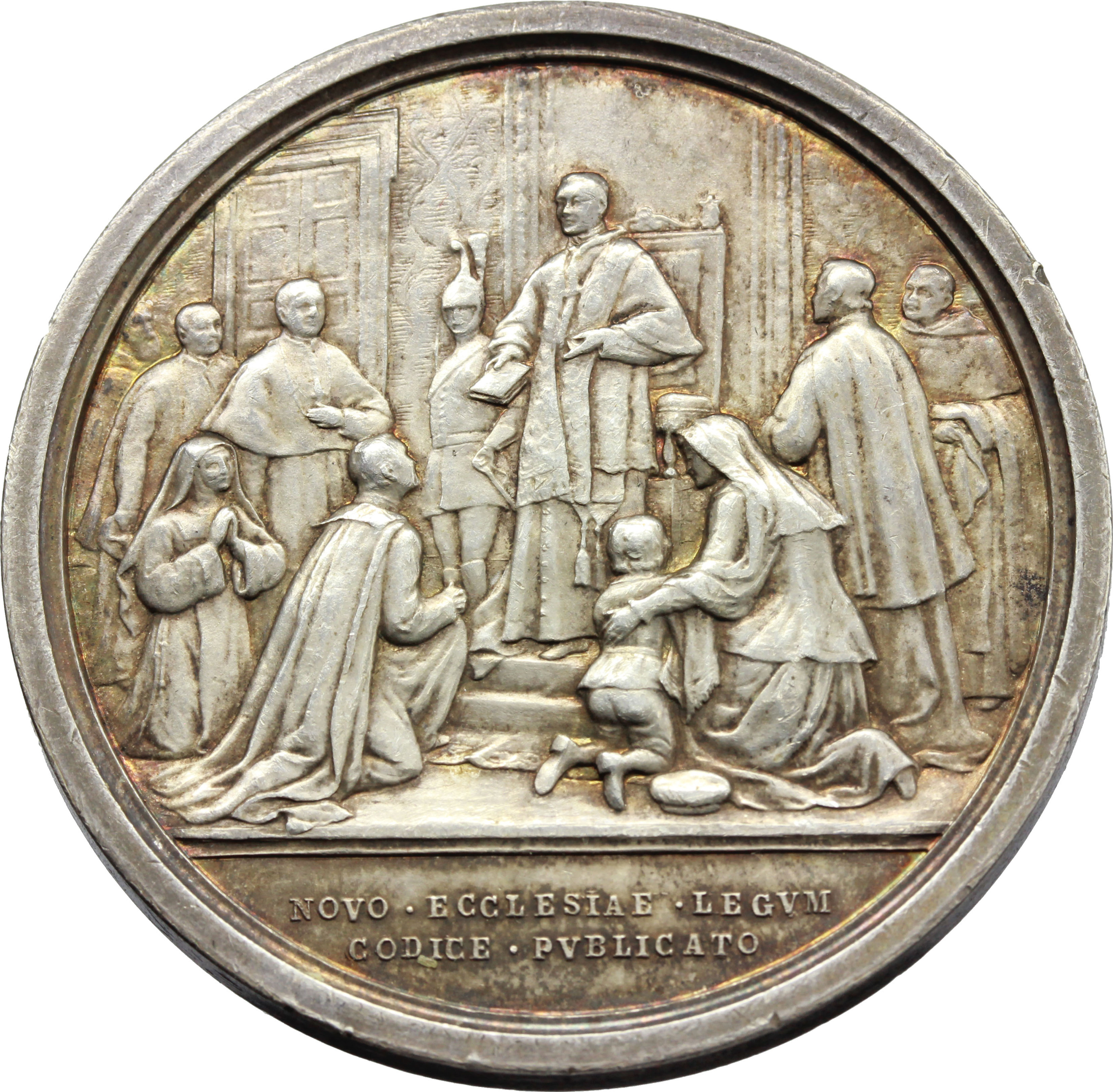 Benedetto XV (1914-1922), Giacomo Della Chiesa. Medaglia annuale, A. III. Promulgazione Diritto Cano foto 1
