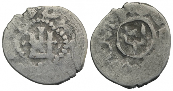 CRUSADER. Genova. Caffa (Feodosia), 14th-15th centuries AD. AR Asper foto 1