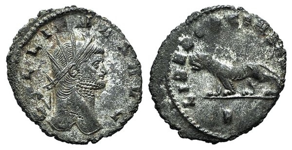 Gallienus (253-268). Antoninianus. Rome, 267-8. R/ PANTHER foto 1