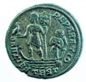 Impero Romano. Costante . 333-350 d.C. Maiorina. D/ DN CONSTANS PF AVG Busto laureato verso destra. foto 1