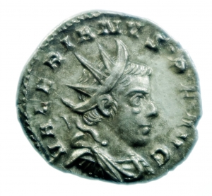 Impero Romano. Valeriano I. 253-260 d.C. Antoniniano. Ag. D/ IMP VALERIANVS PF AVG Busto radiato ver foto 1